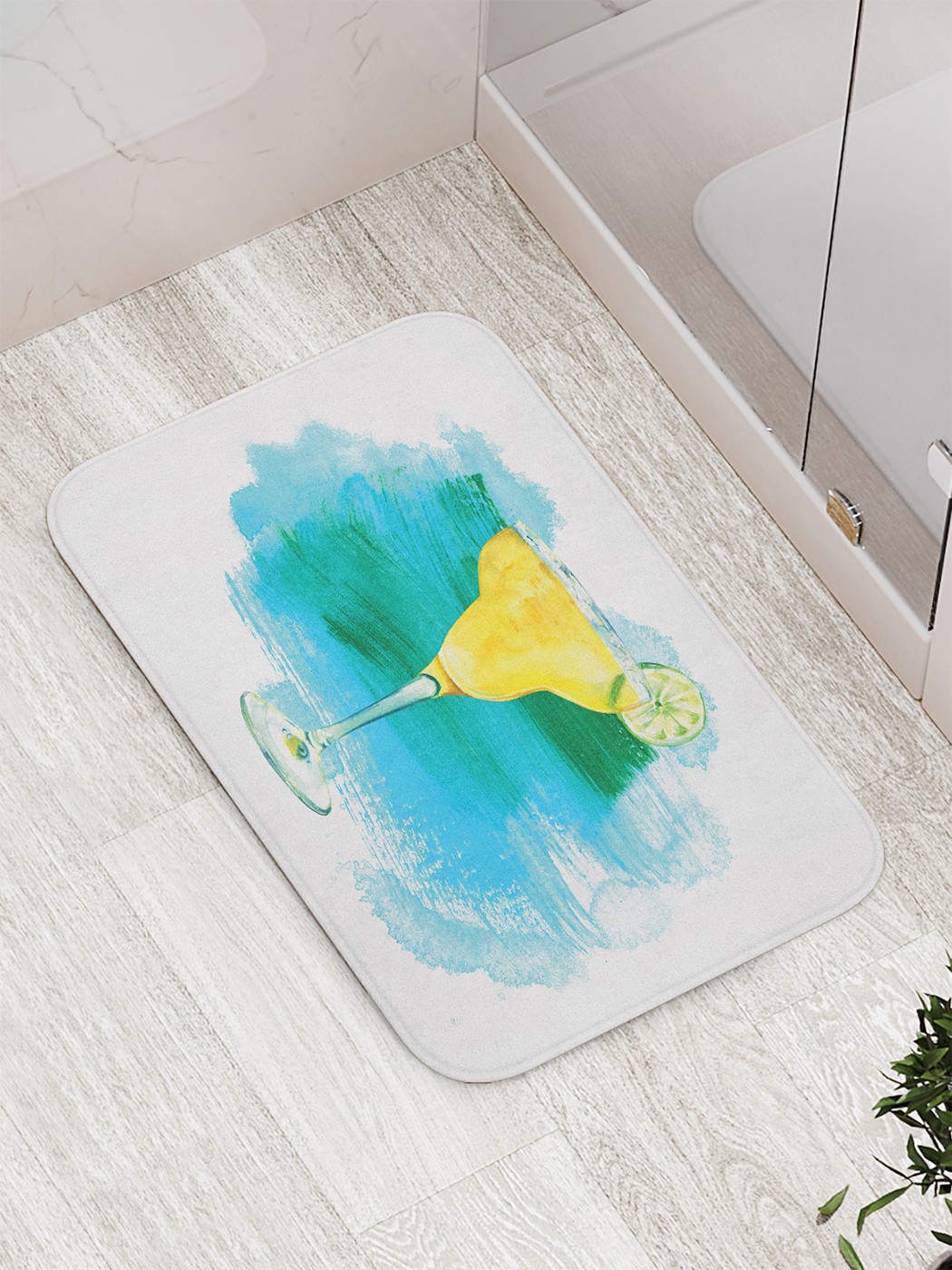 

Коврик противоскользящий для ванной, сауны, бассейна, 77х52 см bath_84319 JoyArty
