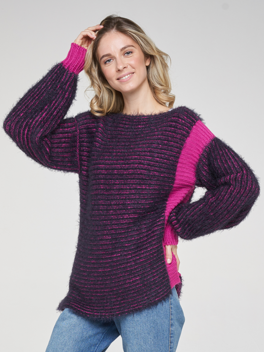 

Джемпер женский BE YOU BY202-40071 фиолетовый 44 RU, BY202-40071