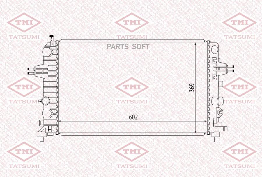 Радиатор охлаждения Tatsumi tga1024