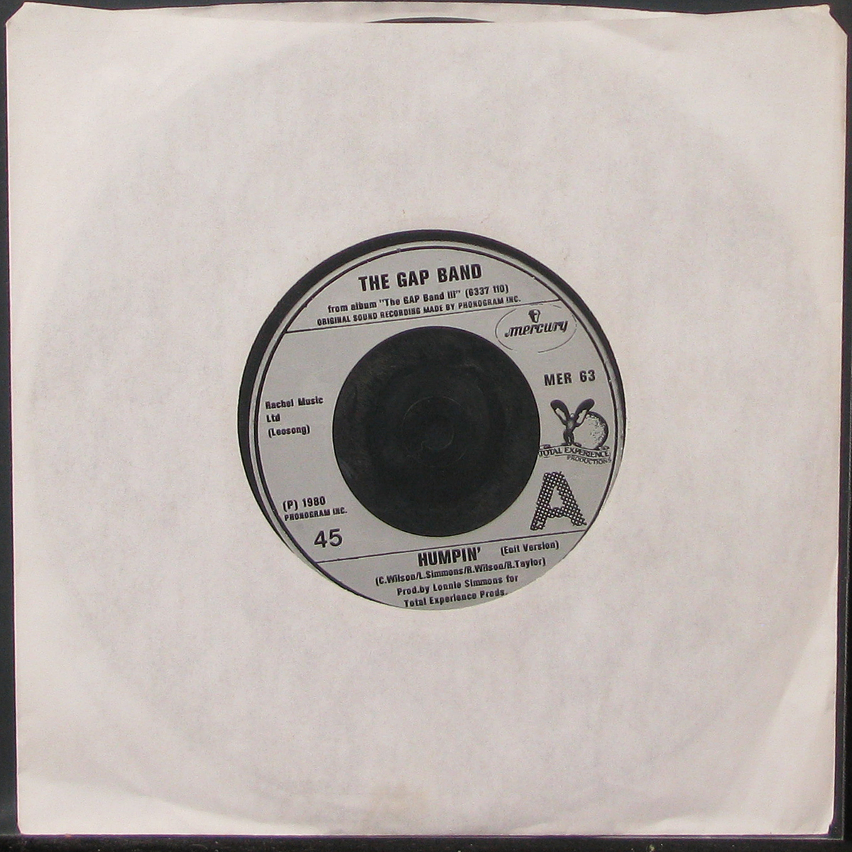 

LP Gap Band - Humpin' (Edit Version) (single) Mercury (297251)