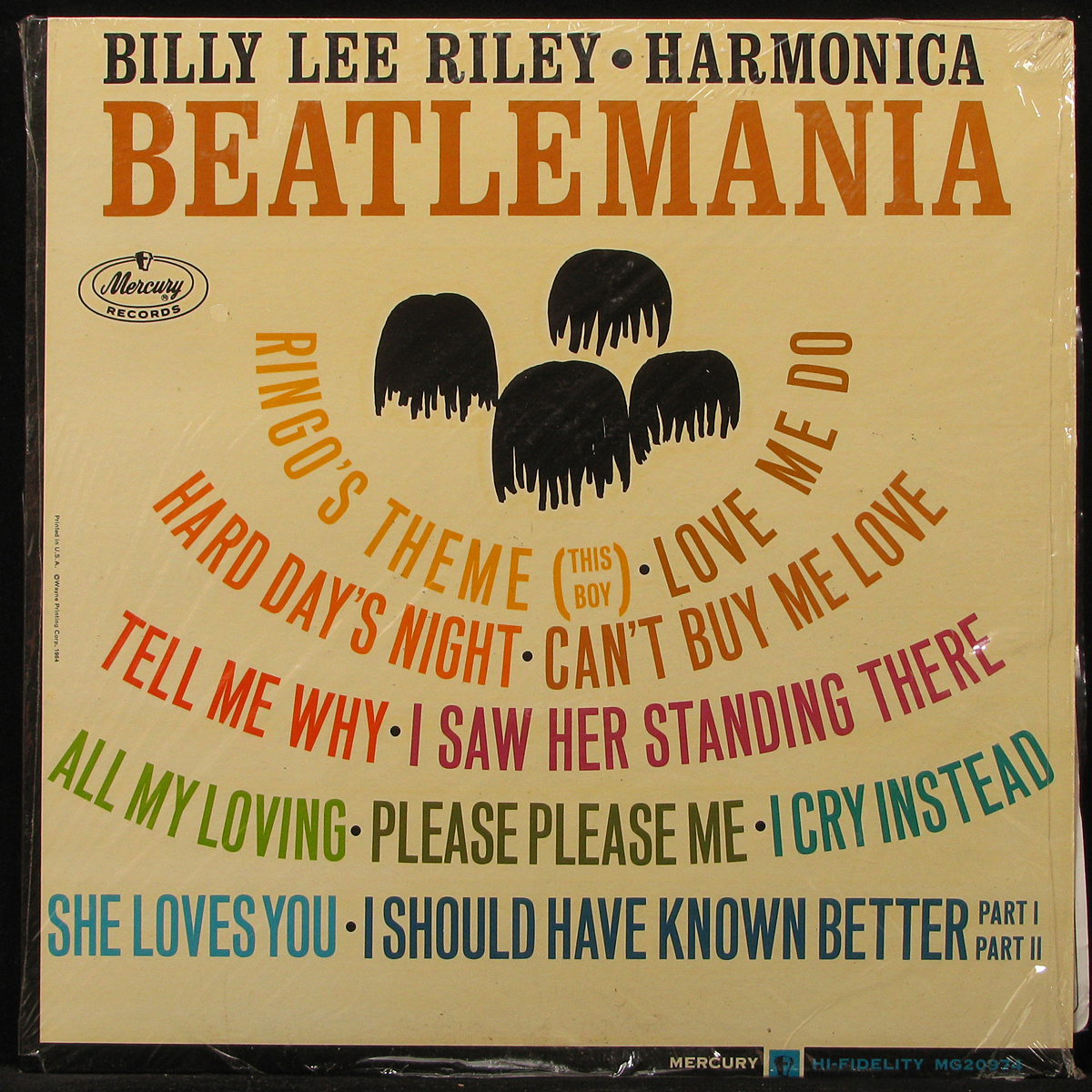 LP Billy Lee Riley - Harmonica Beatlemania Mercury (296415)