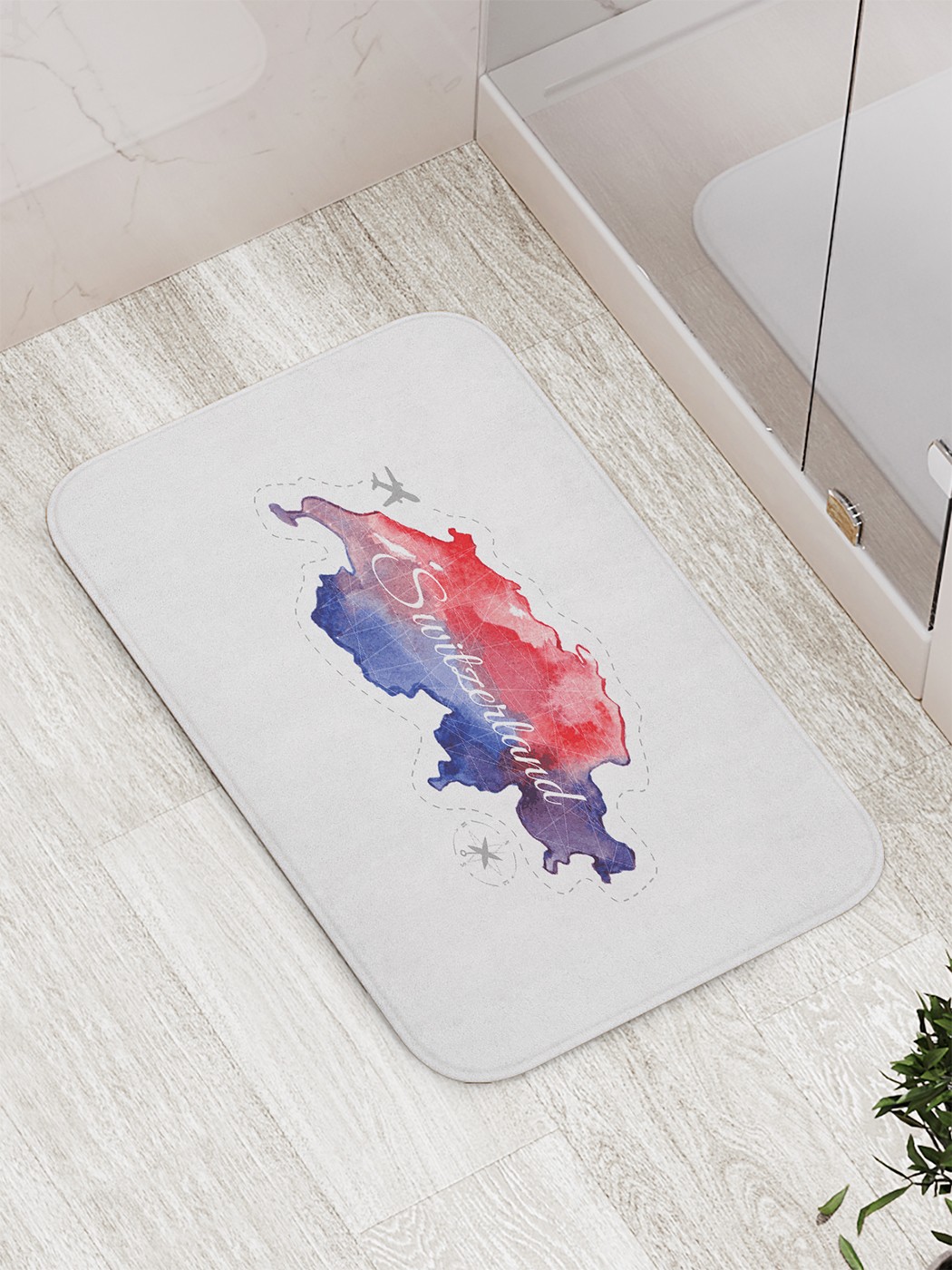 

Коврик противоскользящий для ванной, сауны, бассейна, 77х52 см bath_84239 JoyArty