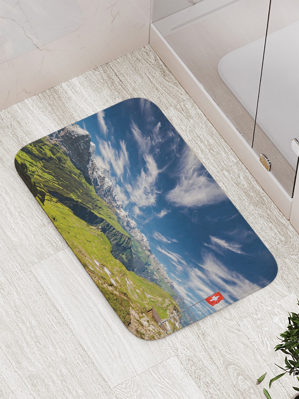 

Коврик противоскользящий для ванной, сауны, бассейна, 77х52 см bath_84234 JoyArty