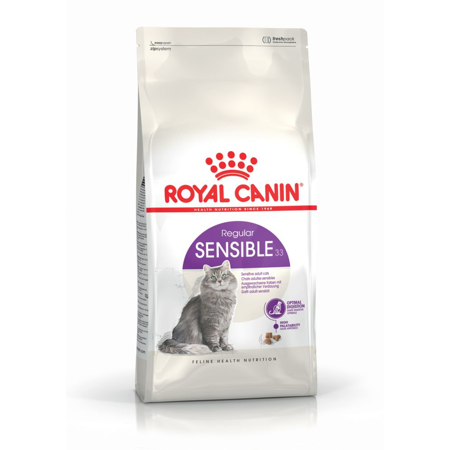 

Сухой корм для кошек Royal Canin Sensible, с чувствительным пищеварением, птица 2 кг, Sensible