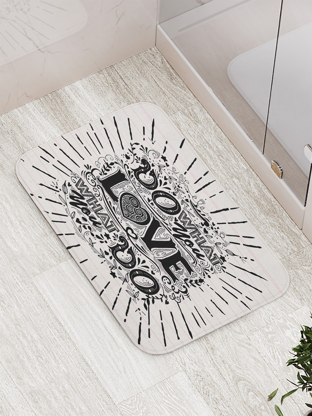 

Коврик противоскользящий для ванной, сауны, бассейна, 77х52 см bath_84154 JoyArty