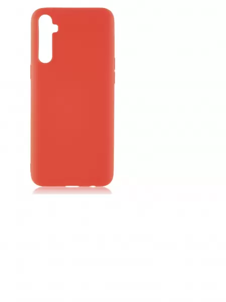 

Накладка силикон DF для Realme 6/Realme 6s красный, Realme 6/Realme 6s