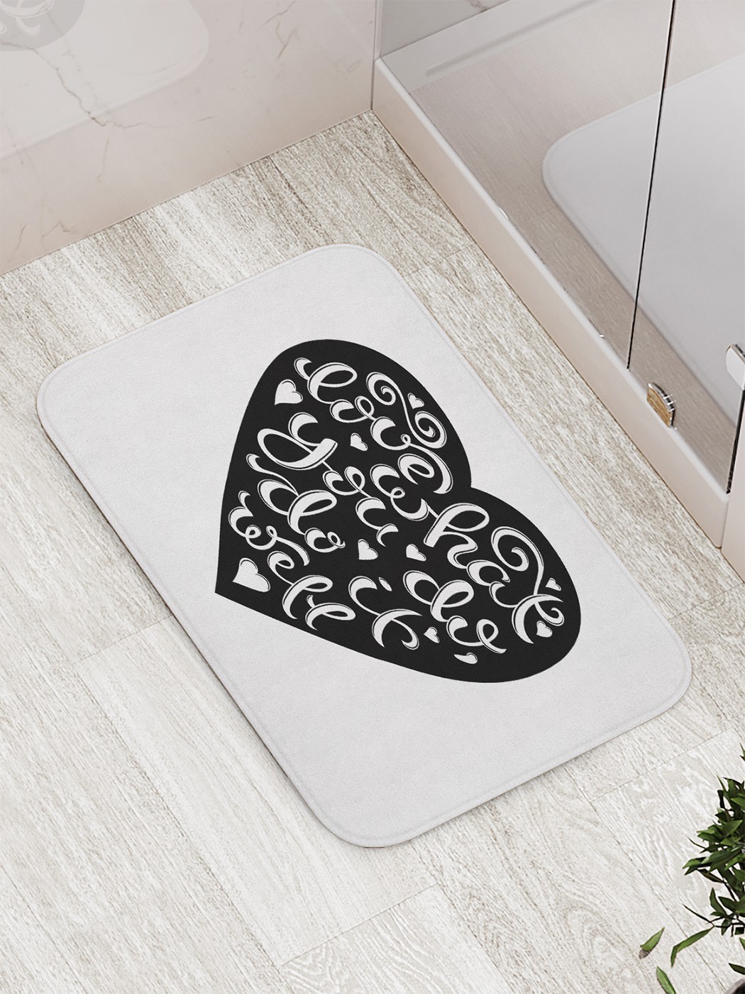 

Коврик противоскользящий для ванной, сауны, бассейна, 77х52 см bath_84147 JoyArty