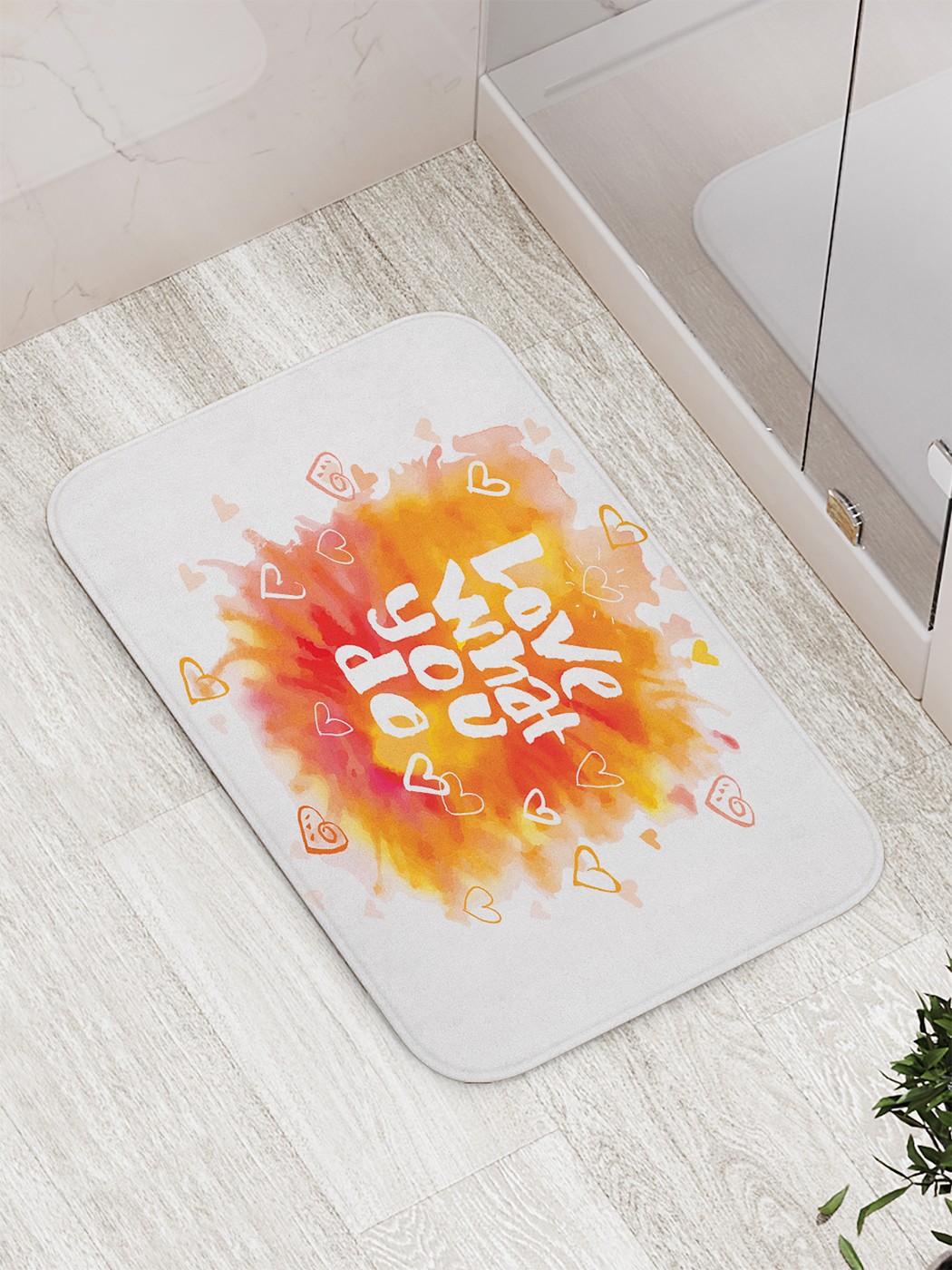 

Коврик противоскользящий для ванной, сауны, бассейна, 77х52 см bath_84146 JoyArty