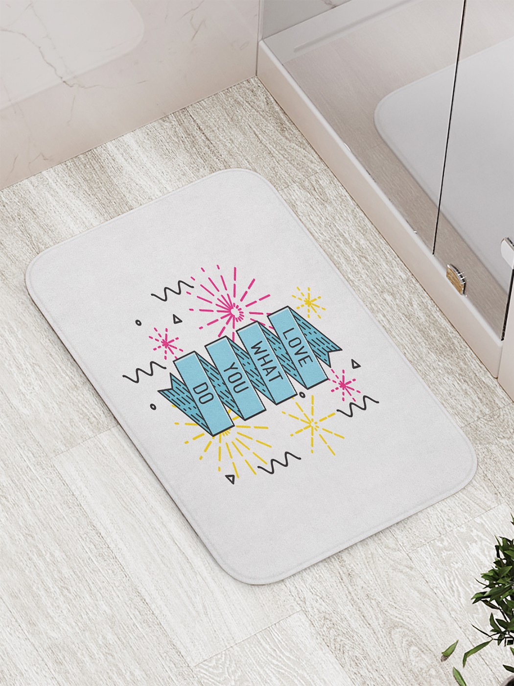 

Коврик противоскользящий для ванной, сауны, бассейна, 77х52 см bath_84143 JoyArty