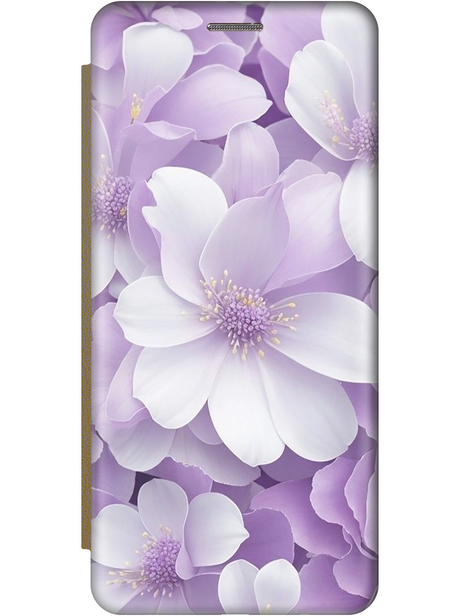 

Чехол-книжка на Xiaomi 13T/13T Pro с принтом "Бело-фиолетовые цветы" золотой, Золотистый;белый;фиолетовый, 776584821