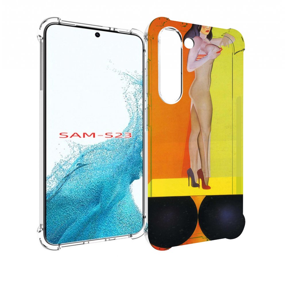 

Чехол MyPads девушка на шарах женский для Samsung Galaxy S23, Прозрачный, Tocco
