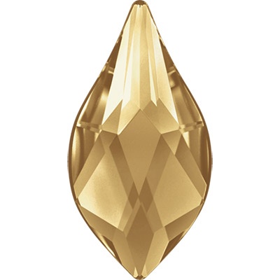 

Кристаллы Swarovski AB 14*5,7 мм 6 шт в пакете светлое золото