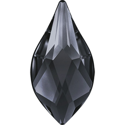 

Кристаллы Swarovski AB 14*5,7 мм 6 шт в пакете темное серебро