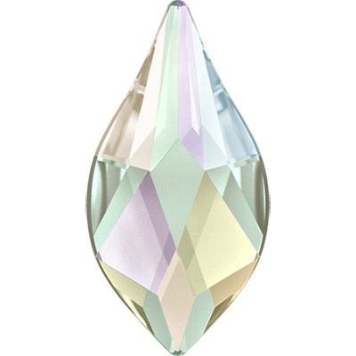 

Кристаллы Swarovski AB 7,5*4,3 мм 12 шт в пакете перламутр