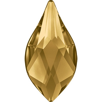 

Кристаллы Swarovski цветные 10*8 мм 8 шт в пакете золото