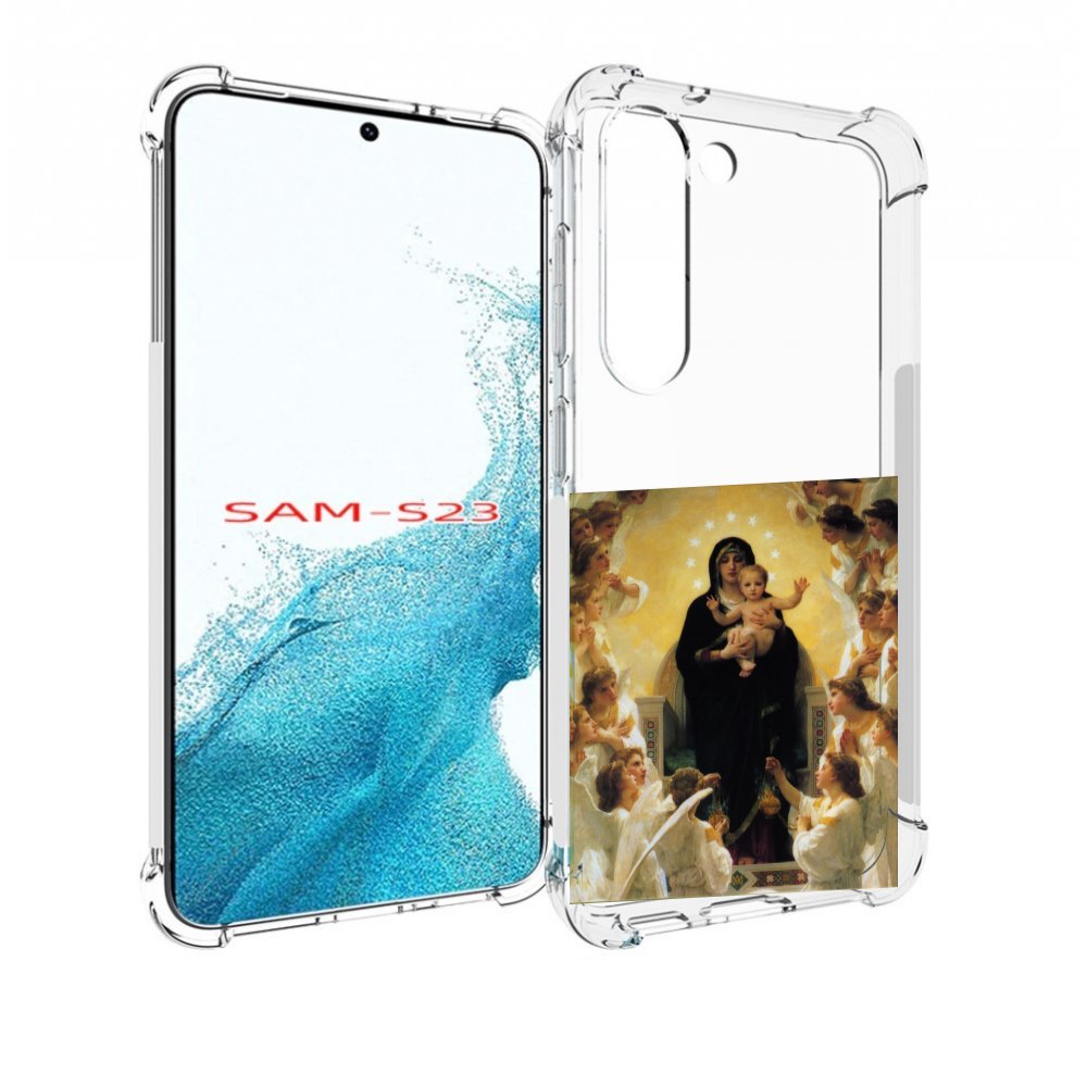

Чехол MyPads дева-мария для Samsung Galaxy S23, Прозрачный, Tocco
