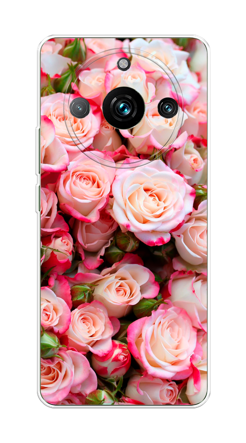 

Чехол на Realme 11 Pro "Много роз", Розовый, 2514250-2