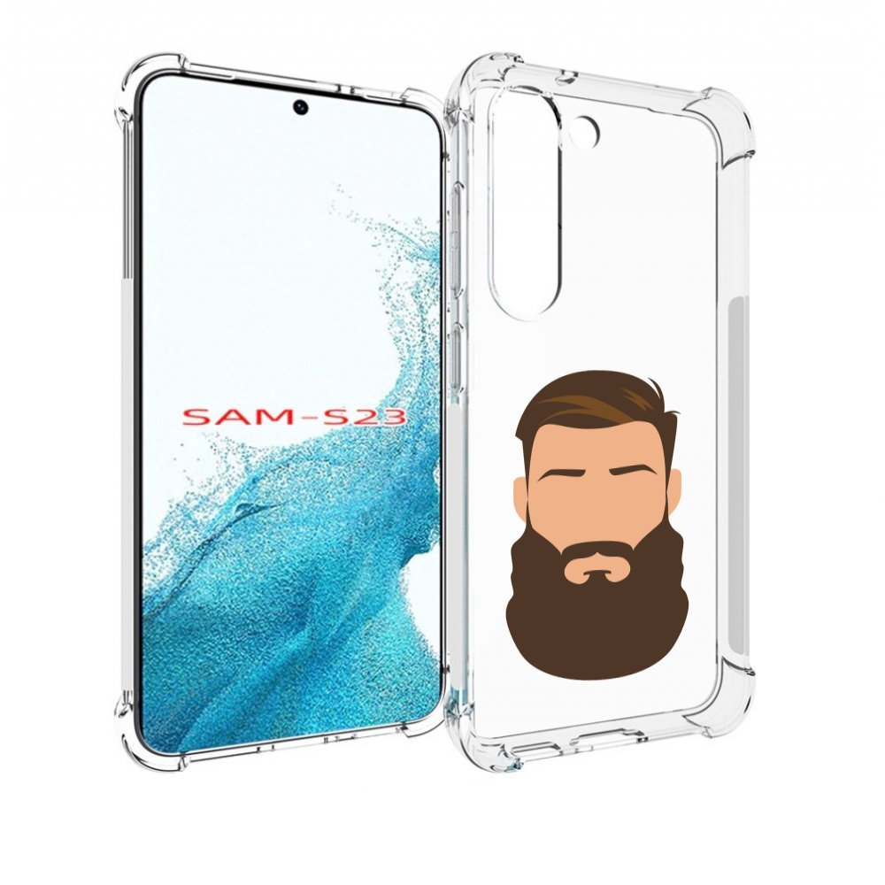 

Чехол MyPads густая-борода для Samsung Galaxy S23, Прозрачный, Tocco