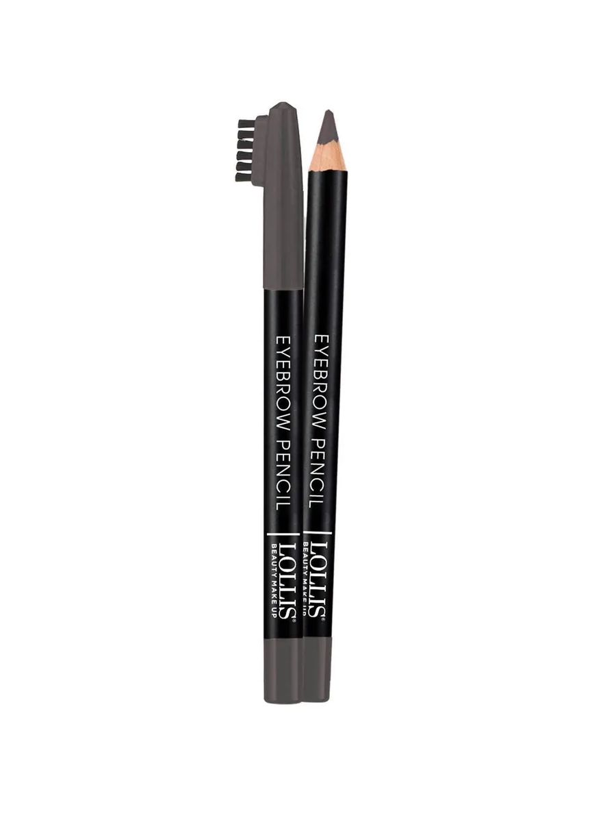 

Карандаш для бровей LOLLIS Eyebrow Pencil тон 303 Ashy Меркер Косметика/125/ОПТ, Темно-серый, LOLLIS