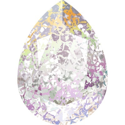 

Кристаллы Swarovski AB 18*13 мм 4 шт в пакете патина