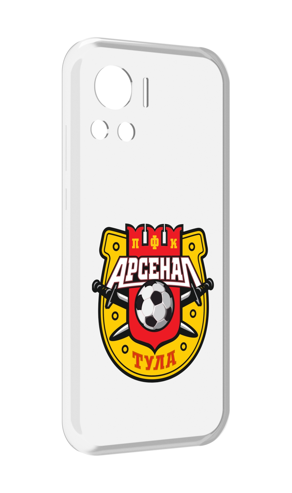 

Чехол MyPads фк арсенал тула мужской для Motorola Edge 30 Ultra, Прозрачный, Tocco