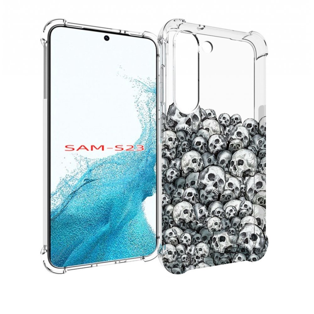 

Чехол MyPads гора из черепов для Samsung Galaxy S23, Прозрачный, Tocco