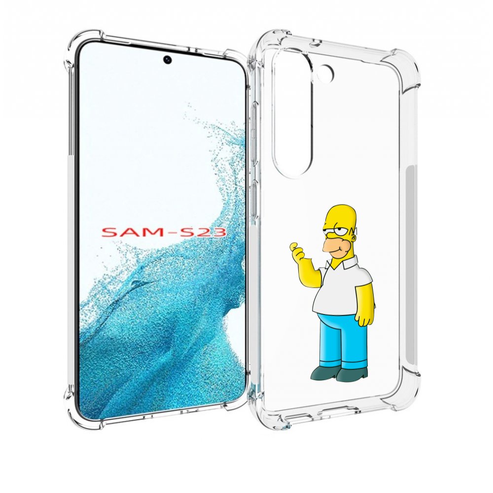 

Чехол MyPads гомер-симпсон для Samsung Galaxy S23, Прозрачный, Tocco