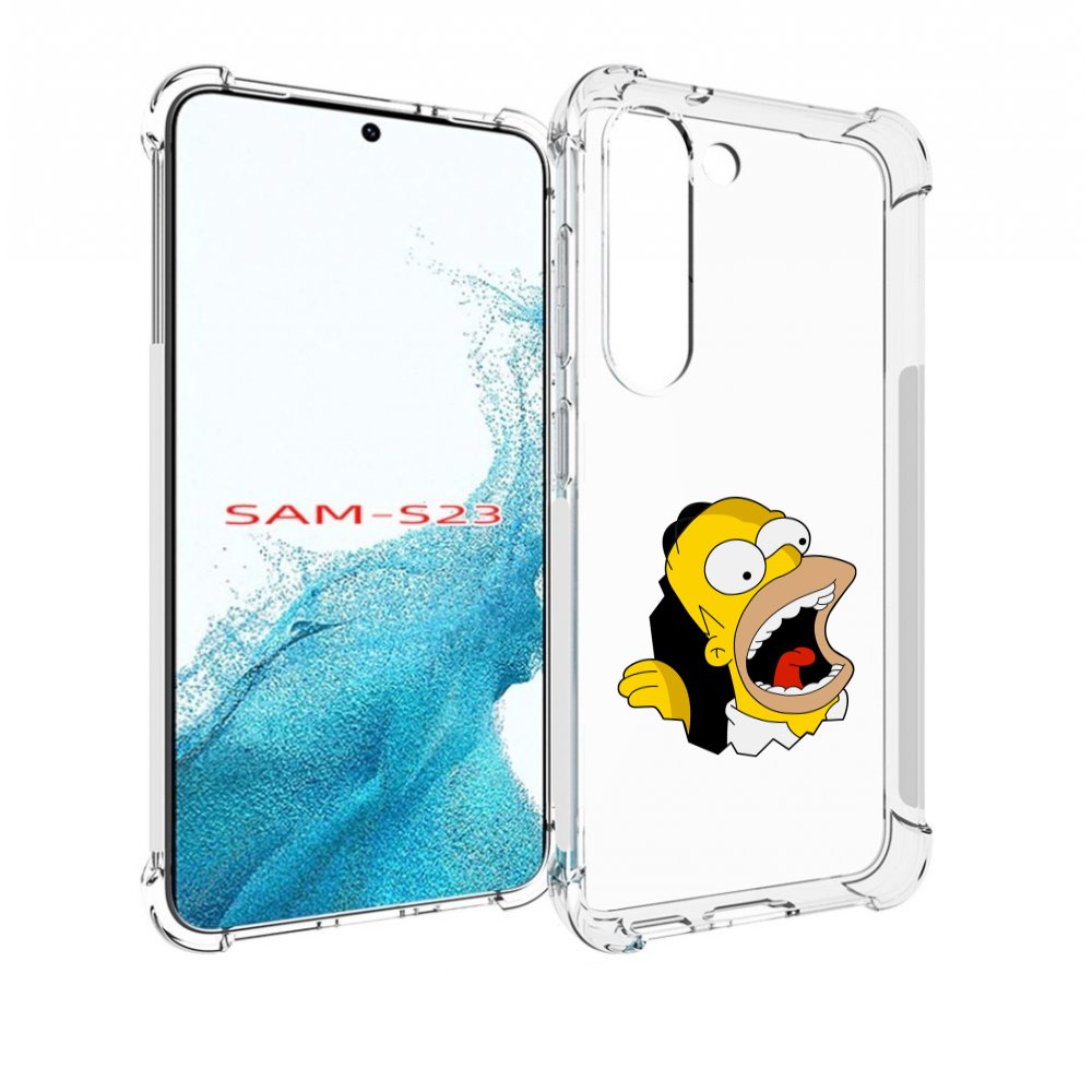 

Чехол MyPads гомер-голодный для Samsung Galaxy S23, Прозрачный, Tocco