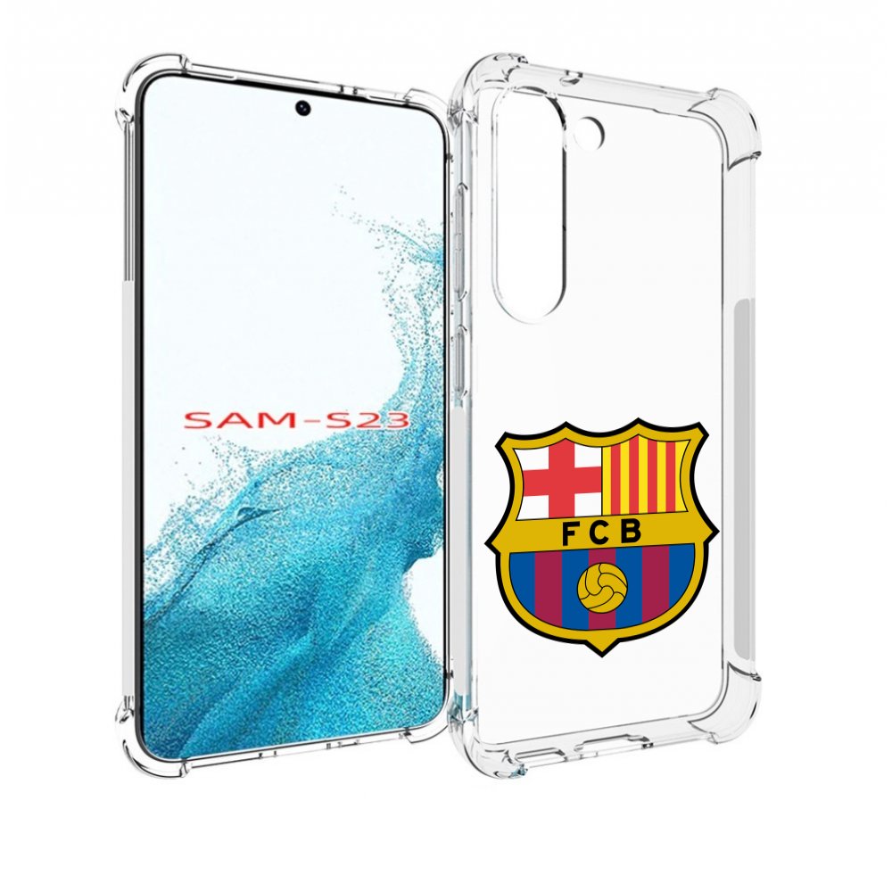 

Чехол MyPads ФК FCB Барселона для Samsung Galaxy S23, Прозрачный, Tocco