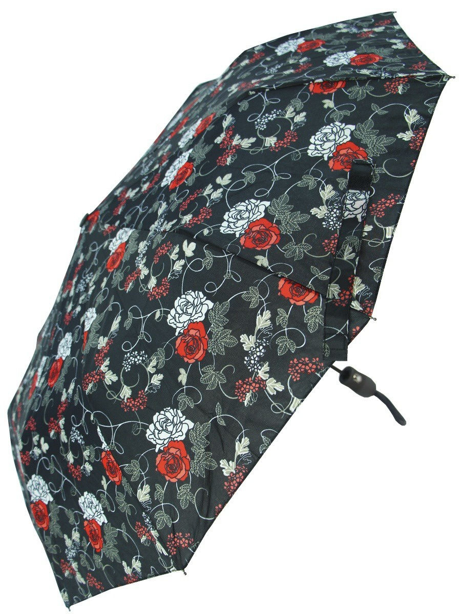 

Зонт женский RainBrella 151J черный, 151J