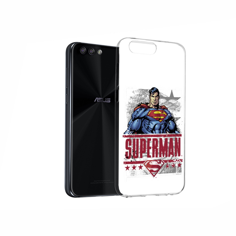 

Чехол MyPads Tocco для Asus ZenFone 4 рисунок супермен, Прозрачный, Tocco