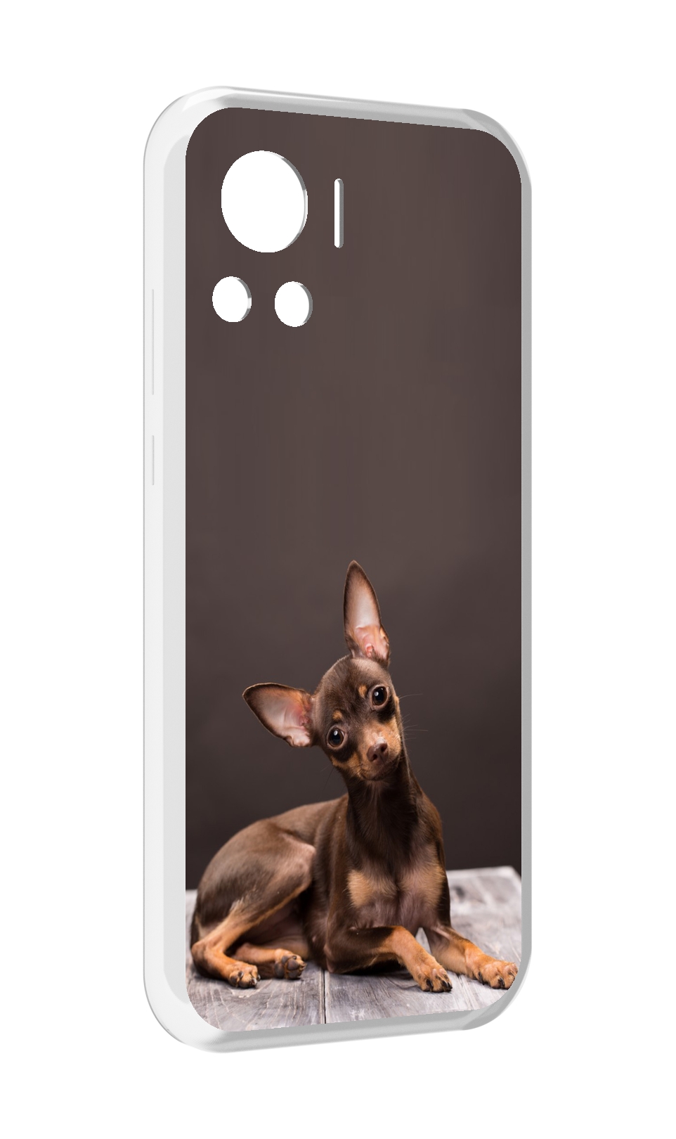 

Чехол MyPads тои терьер для Motorola Edge 30 Ultra, Прозрачный, Tocco