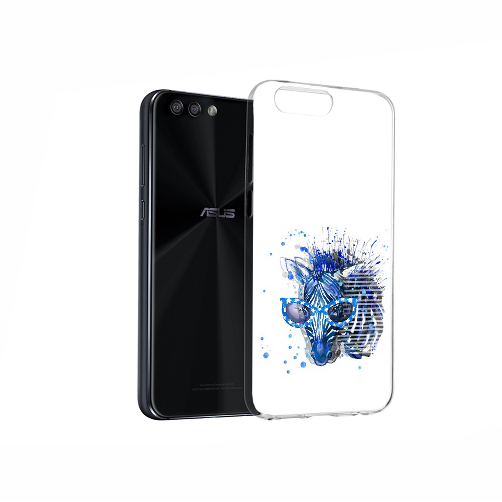 

Чехол MyPads Tocco для Asus ZenFone 4 расплывчатая зебра, Прозрачный, Tocco