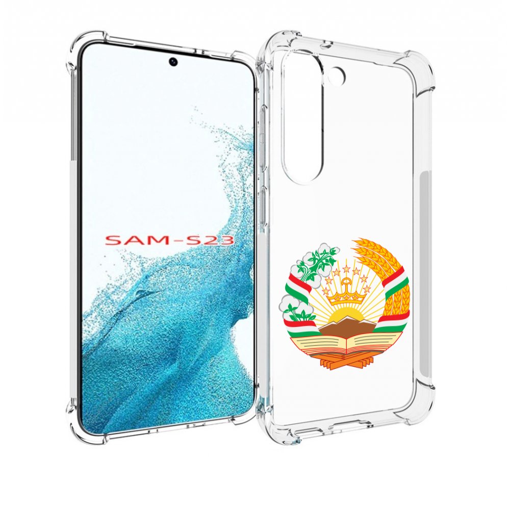 

Чехол MyPads герб-таджикистана для Samsung Galaxy S23, Прозрачный, Tocco