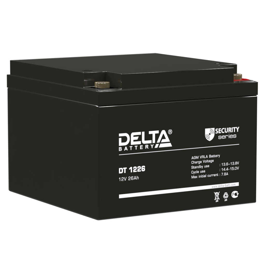 Аккумулятор Delta DT 1226 12v 26Ah