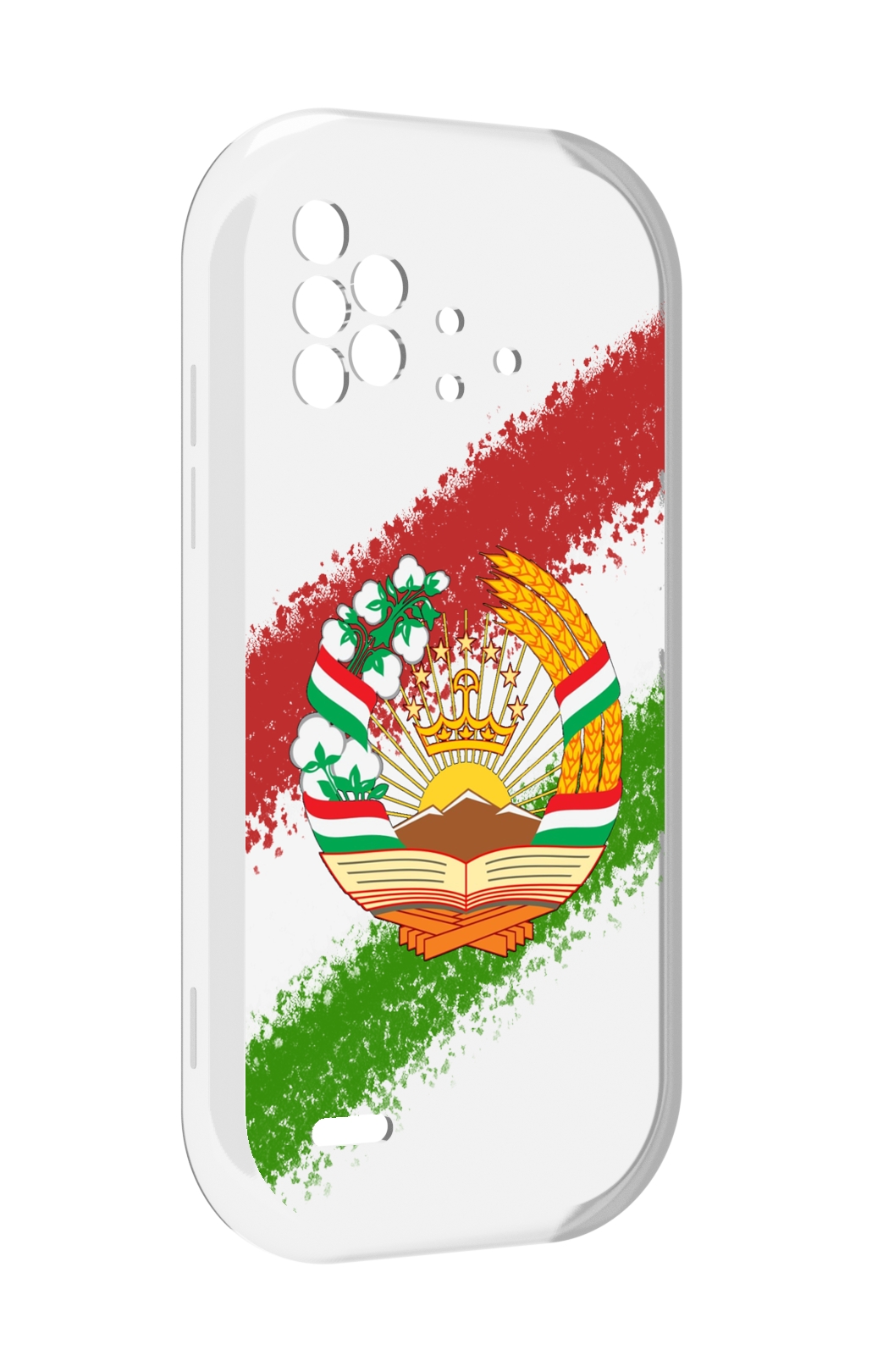 

Чехол MyPads герб флаг Таджикистана для UMIDIGI Bison X10 / X10 Pro, Прозрачный, Tocco