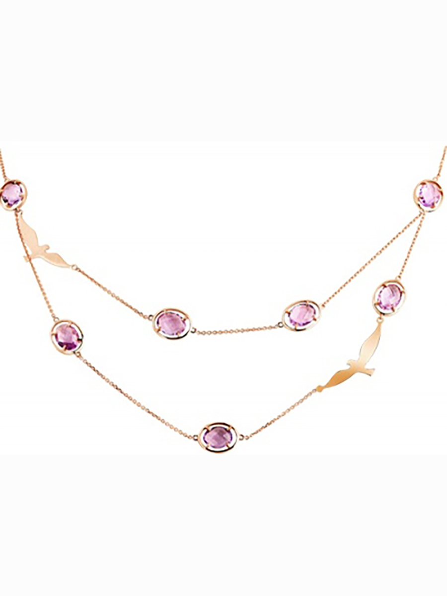 

Колье из красного золота с 7 аметистами 38 см Master Brilliant 06-1-045-0200-010, 06-1-045-0200-010