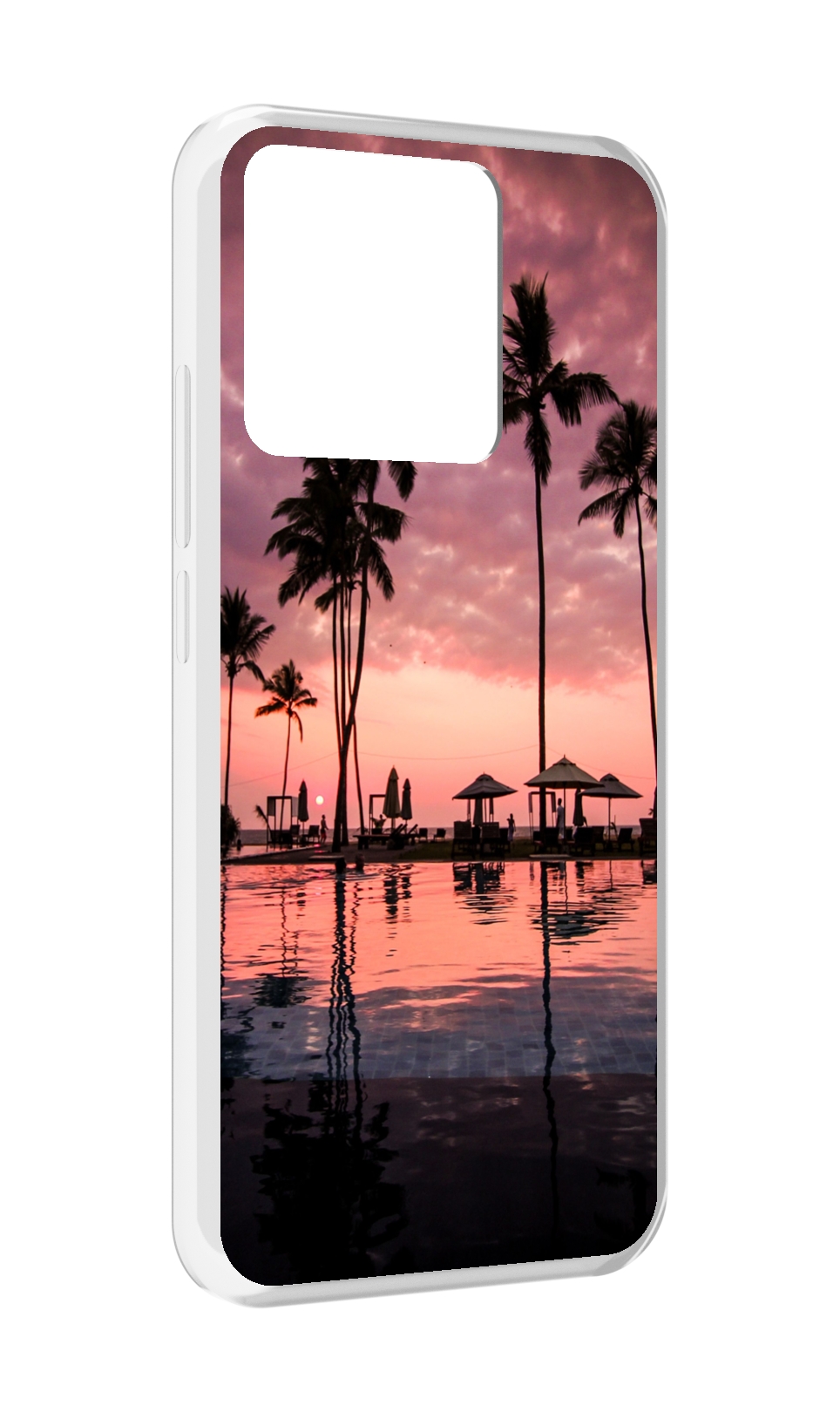 Чехол MyPads Tocco для Xiaomi Redmi 10A бассейн на берегу моря
