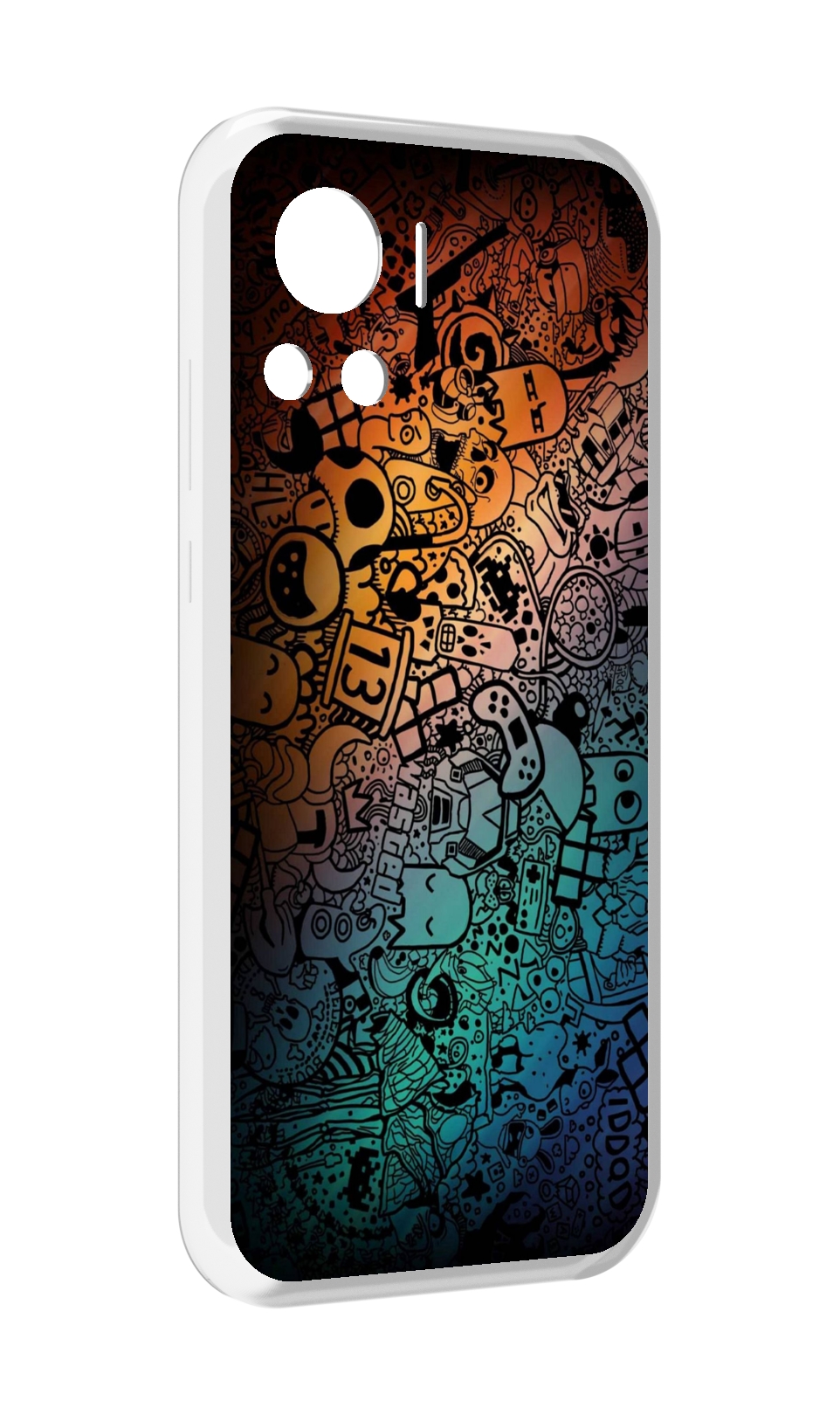 

Чехол MyPads стикеты в тени для Motorola Edge 30 Ultra, Прозрачный, Tocco