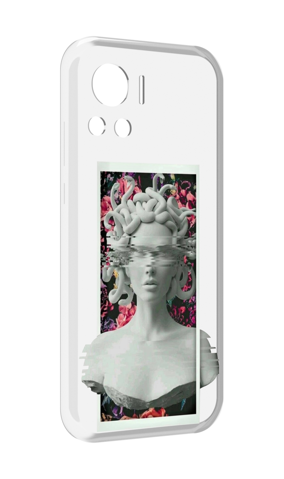 

Чехол MyPads статуя-медузы для Motorola Edge 30 Ultra, Прозрачный, Tocco