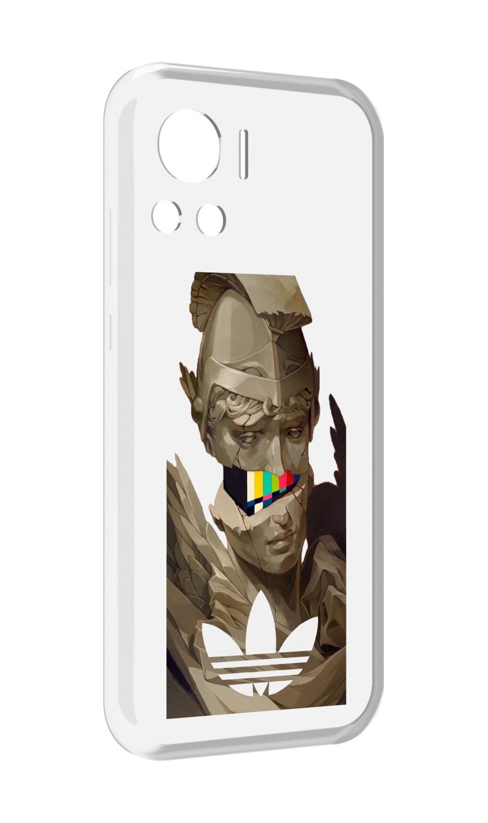 

Чехол MyPads статуя-адидас для Motorola Edge 30 Ultra, Прозрачный, Tocco
