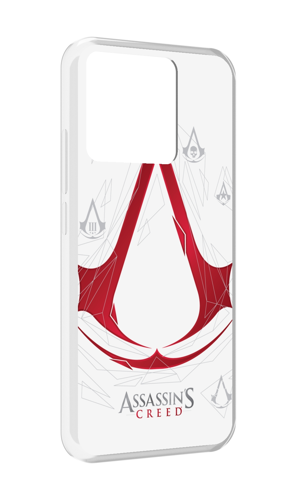 

Чехол MyPads Tocco для Xiaomi Redmi 10A ассасин-крид-знак, Прозрачный, Tocco