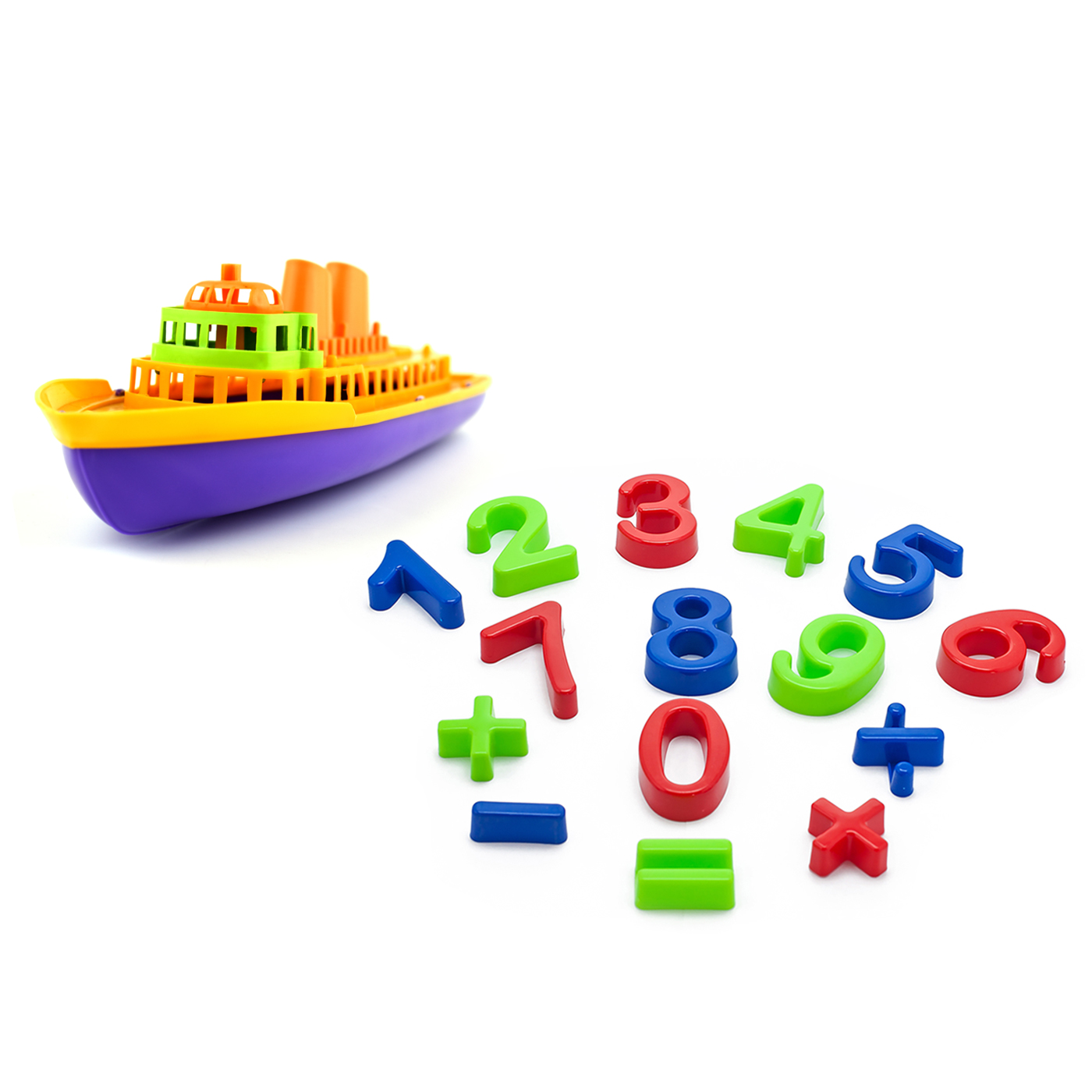 Песочный набор Karolina Toys Арифметика (40-0015) + Кораблик (15-5676)