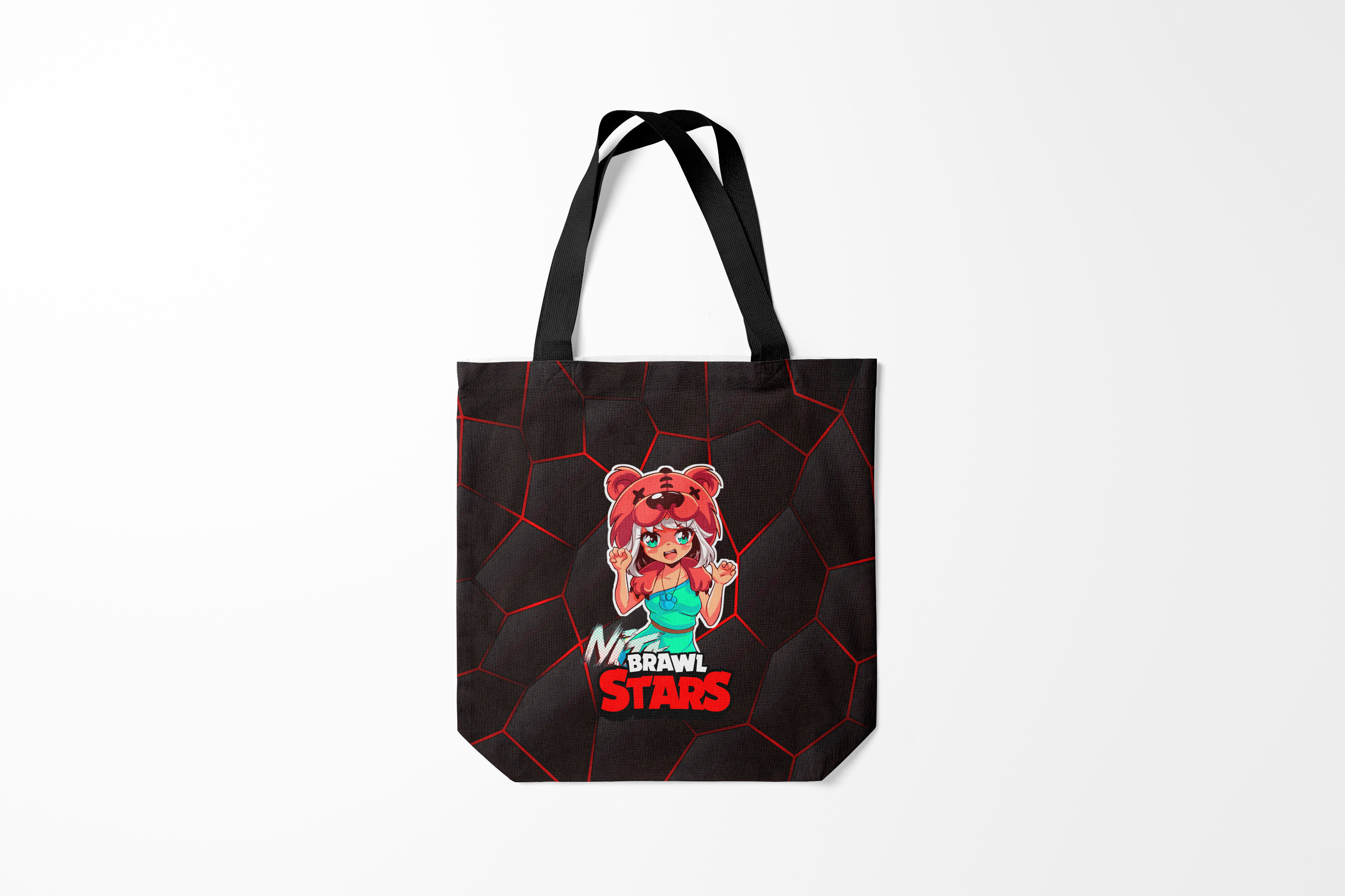 

Сумка шoппер унисекс Burnettie Brawl Stars Nita, черный, Brawl Stars Nita