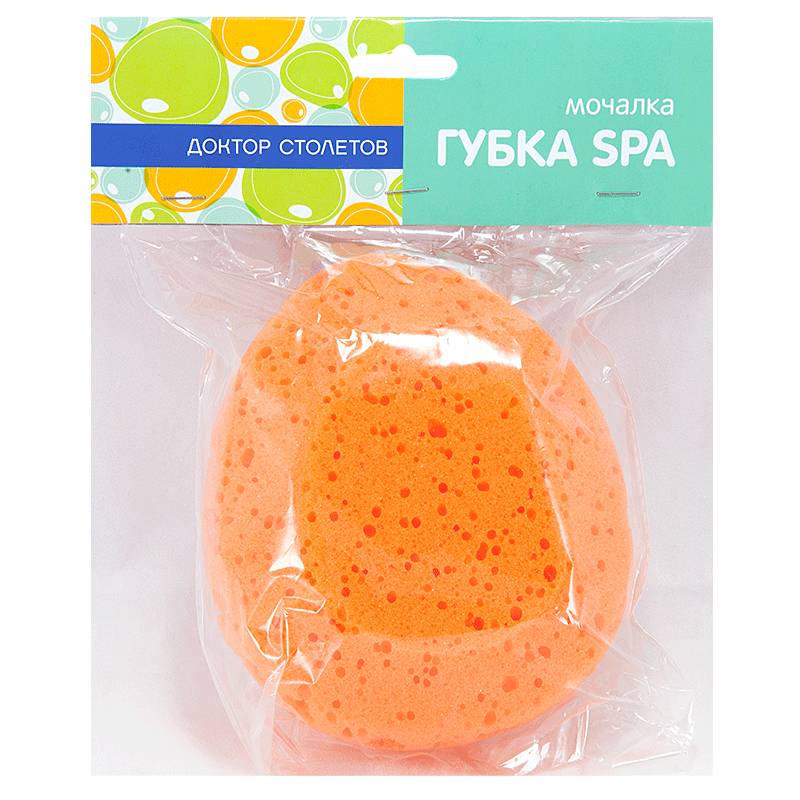 фото Мочалка-губка spa, бейцзин, доктор столетов, 65г