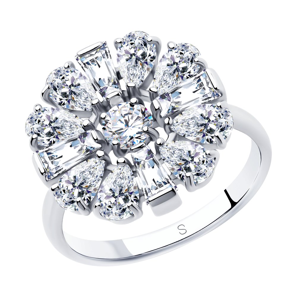 

Кольцо из серебра с фианитом р.18 SOKOLOV 94013054, 94013054