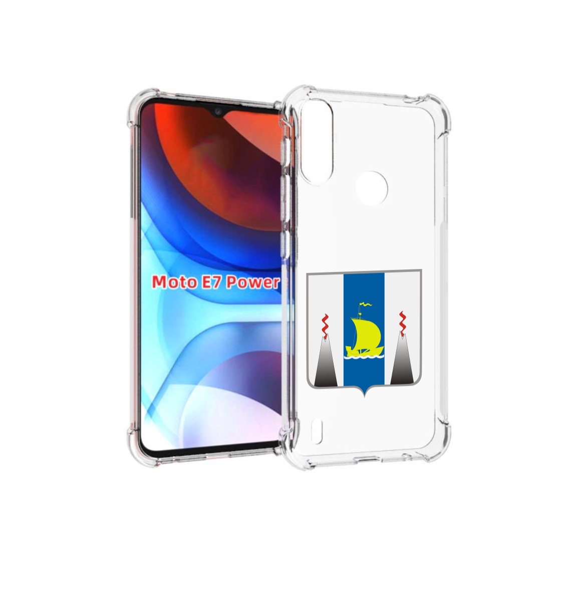 

Чехол MyPads герб-сахалиснкои-области для Motorola Moto E7 Power, Прозрачный, Tocco