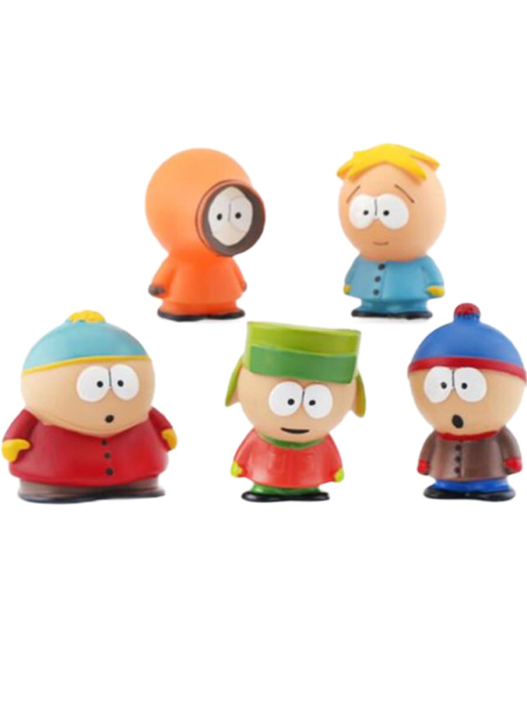 Фигурки StarFriend Южный парк South Park 5 в 1 неподвижные 6 см