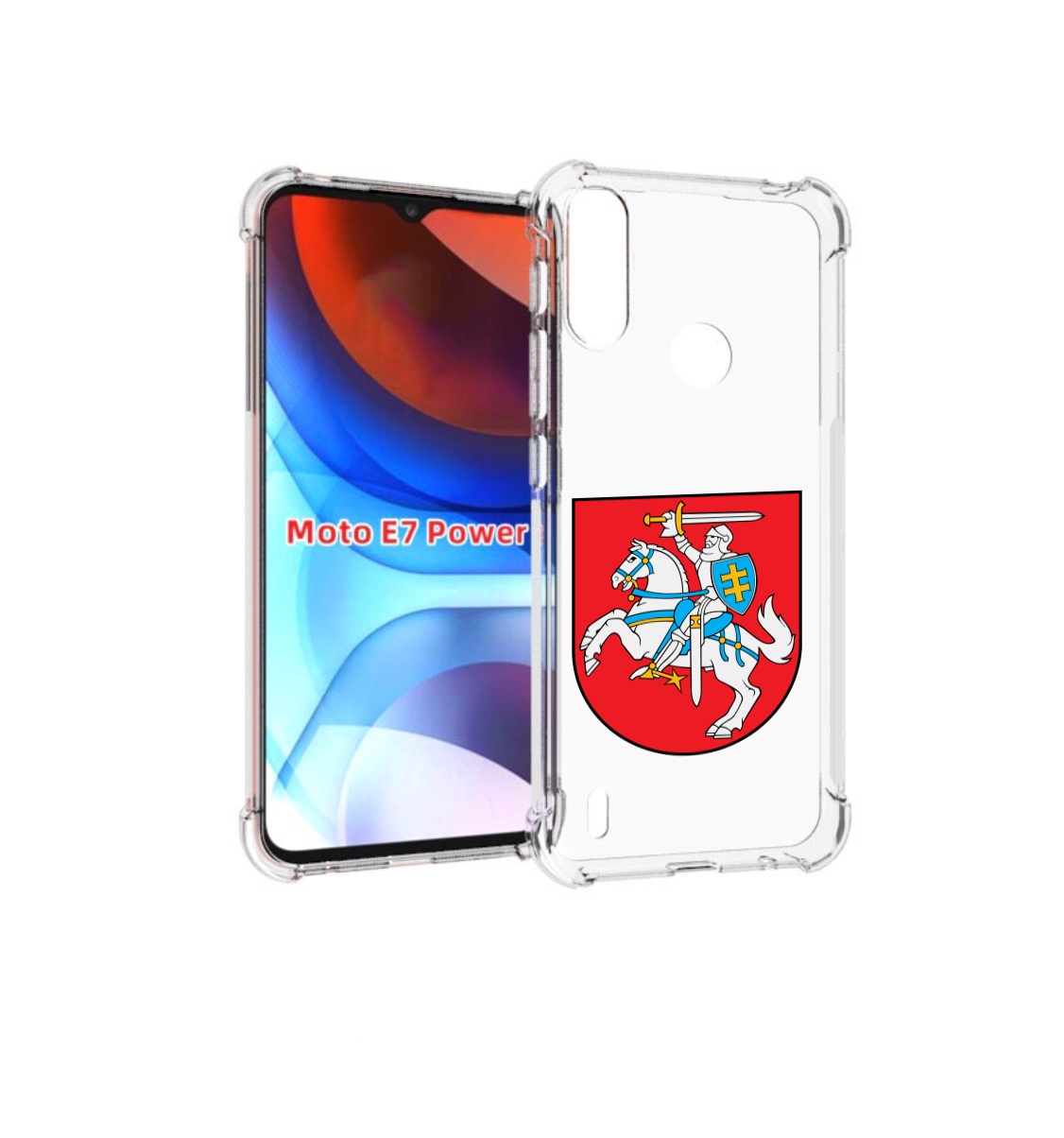 

Чехол MyPads герб-литва для Motorola Moto E7 Power, Прозрачный, Tocco