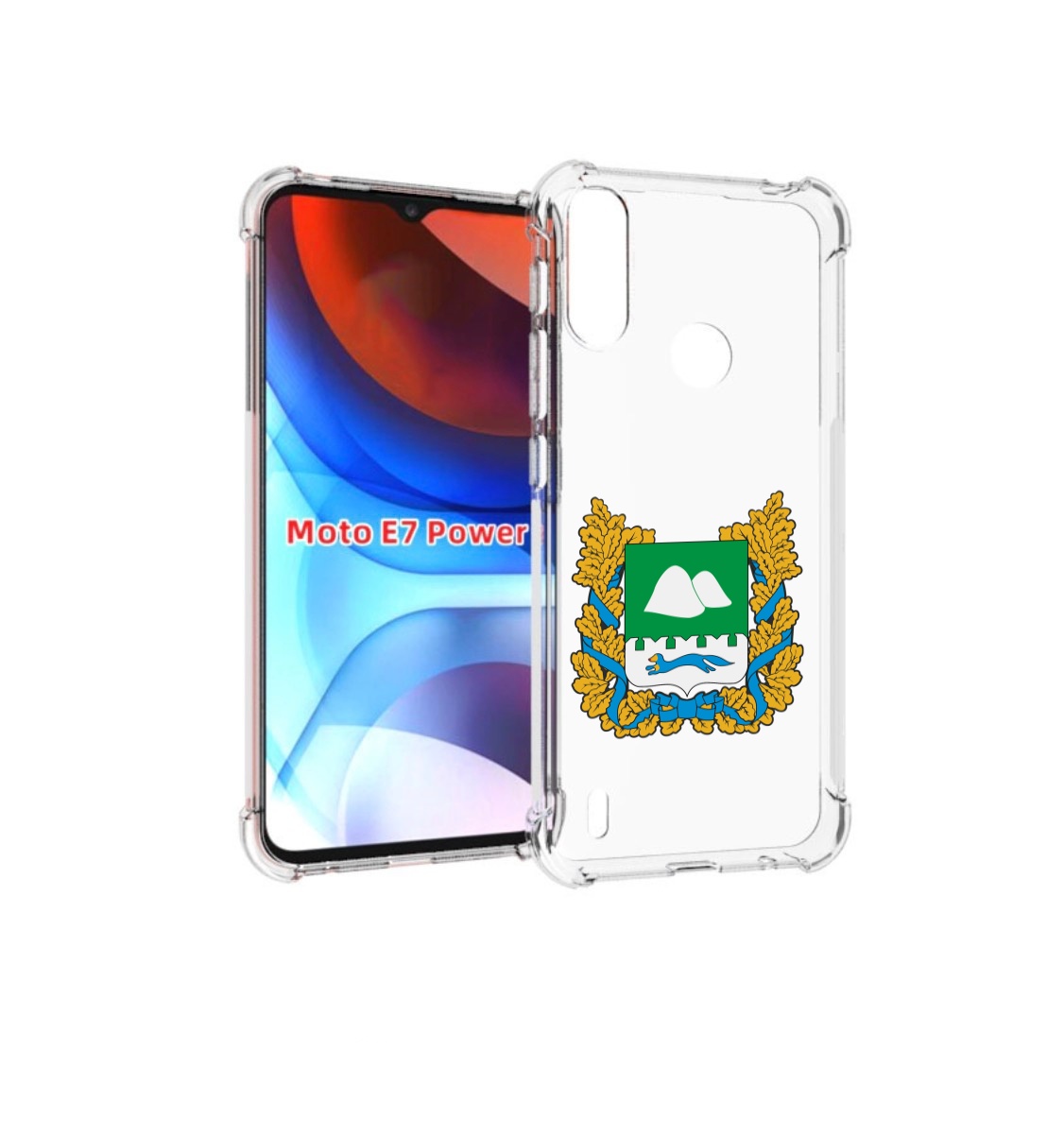 

Чехол MyPads герб-курганскои-области для Motorola Moto E7 Power, Прозрачный, Tocco
